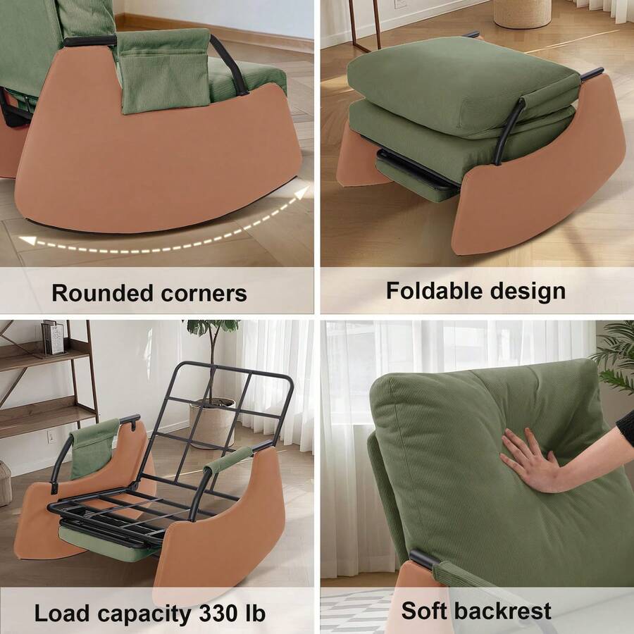 Silla reclinable Mecedora para Adultos