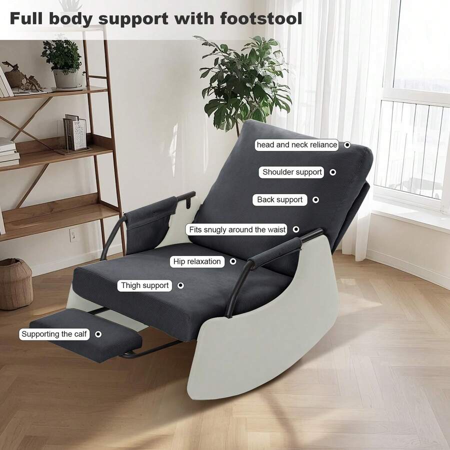 Silla reclinable Mecedora para Adultos