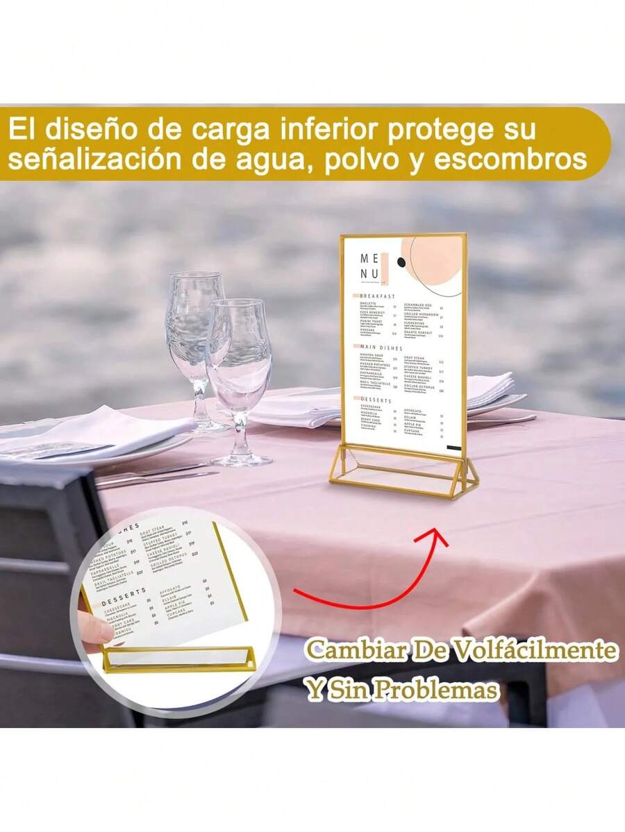 Portatarjetas de Mesa