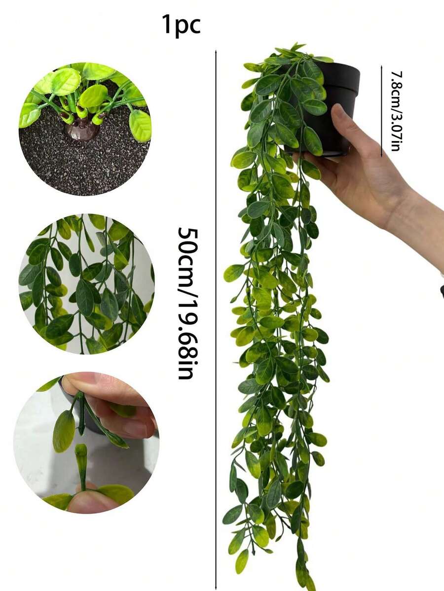 Plantas artificiales, Plantas en maceta colgantes