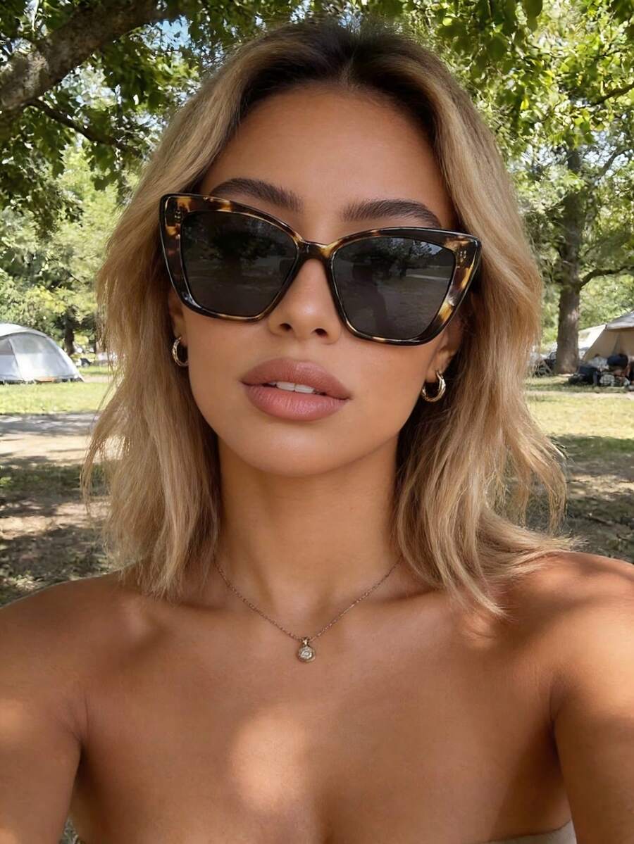Gafas de moda de ojo de gato para mujer