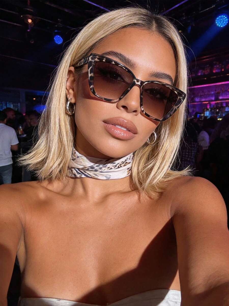 Gafas de moda de ojo de gato para mujer