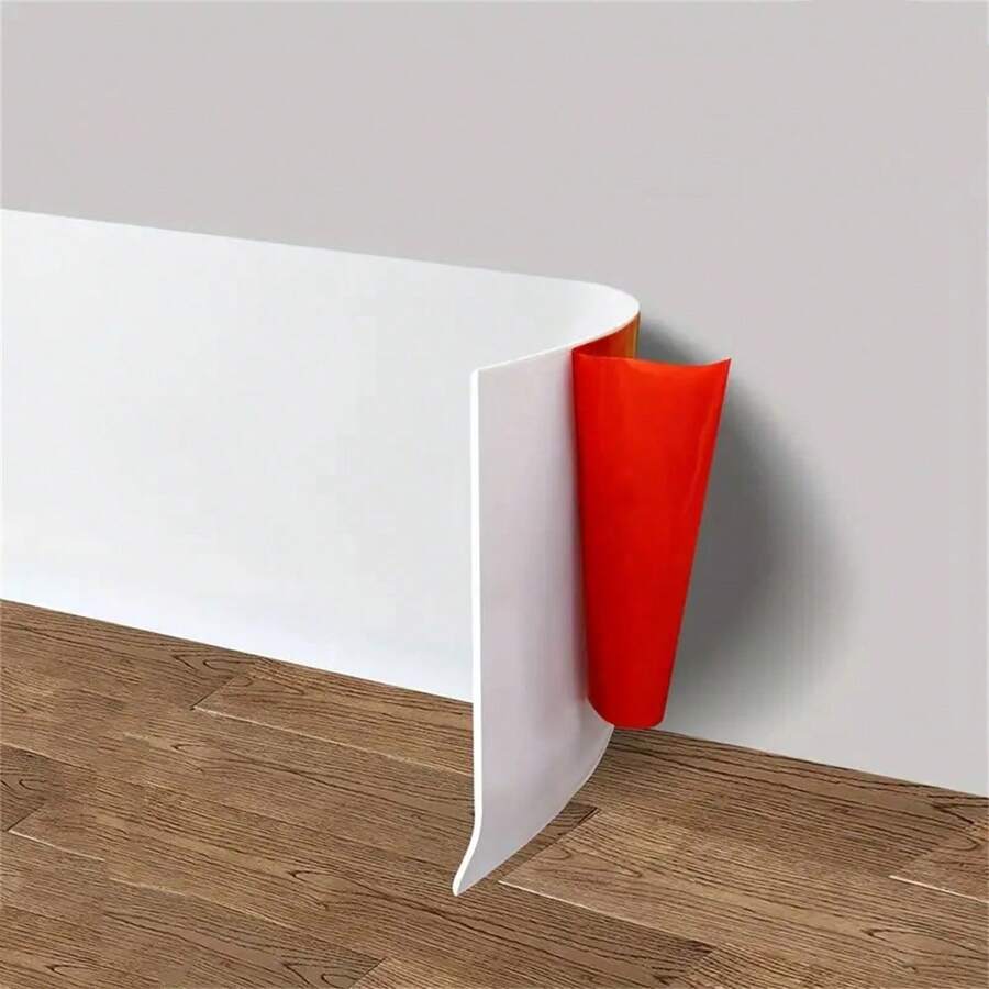 1 pieza 10cm X 2m Rodapié flexible