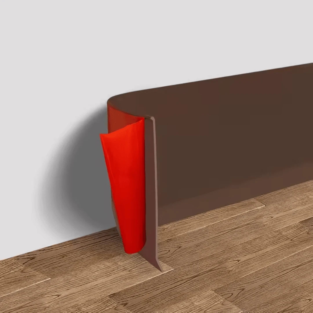 1 pieza 10cm X 2m Rodapié flexible
