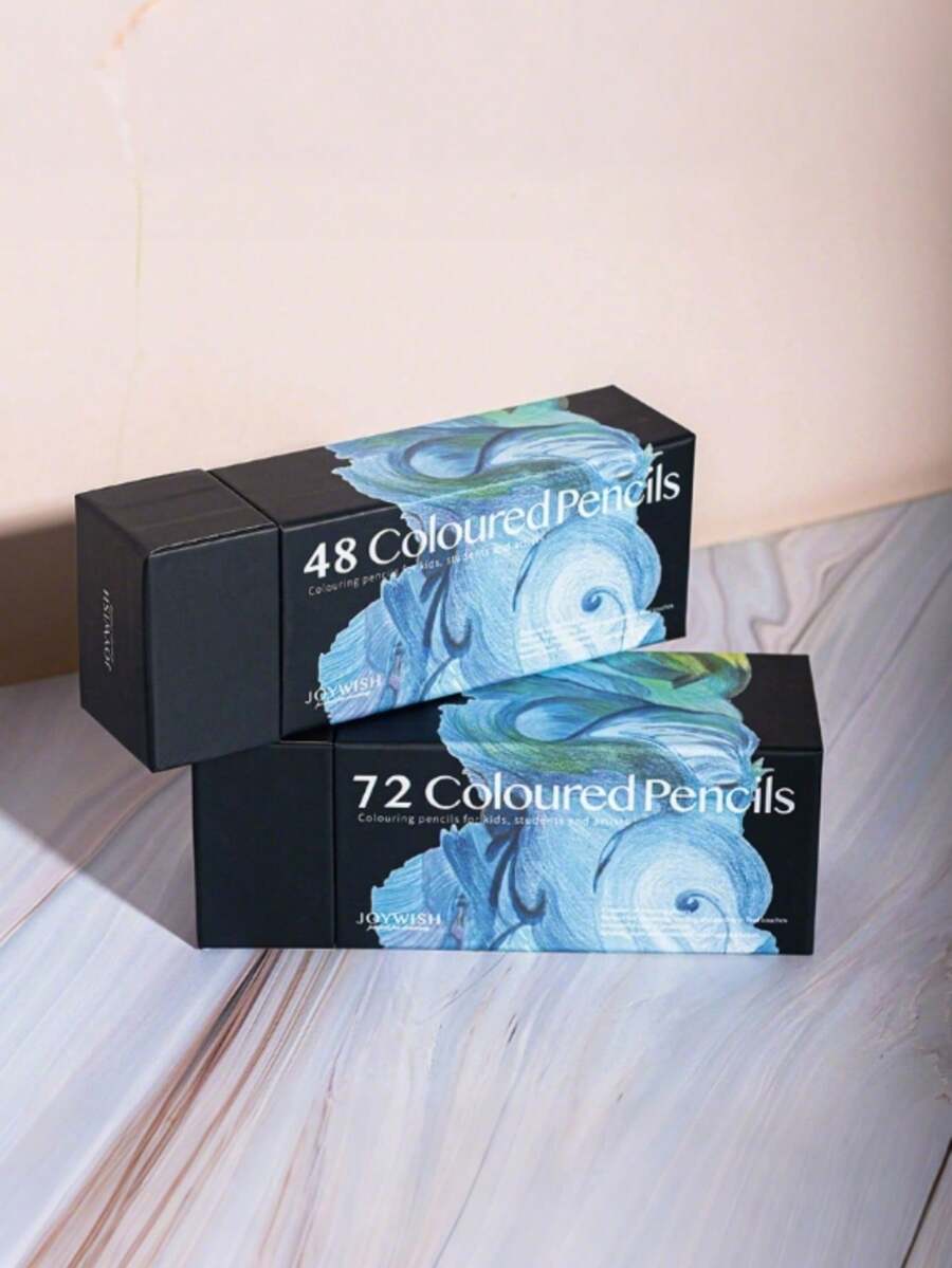 Juego de 12-72 lápices de colores vibrantes de núcleo suave