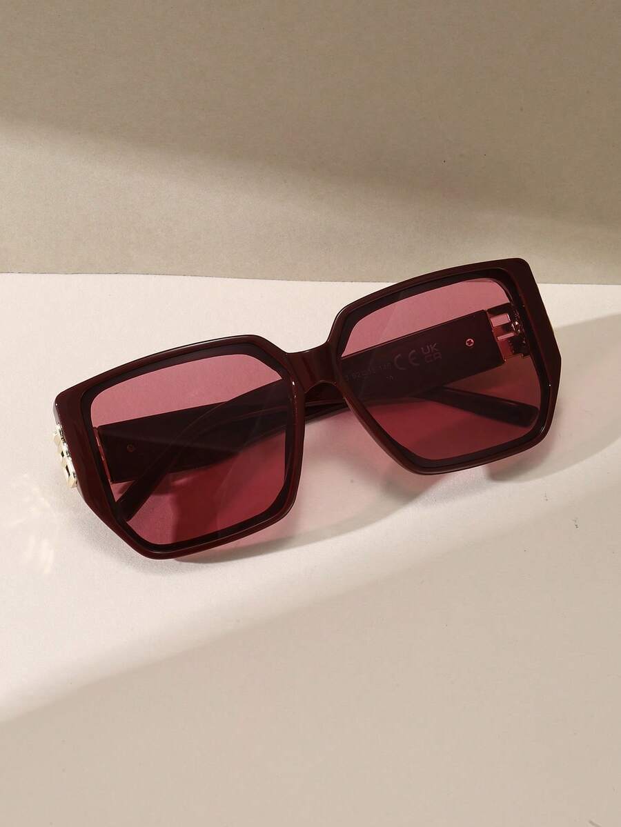 Gafas de sol vintage de marco grueso y grande