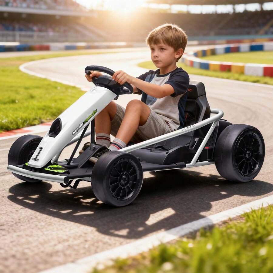 Go Kart Eléctrico 24V con Doble Motor 300W