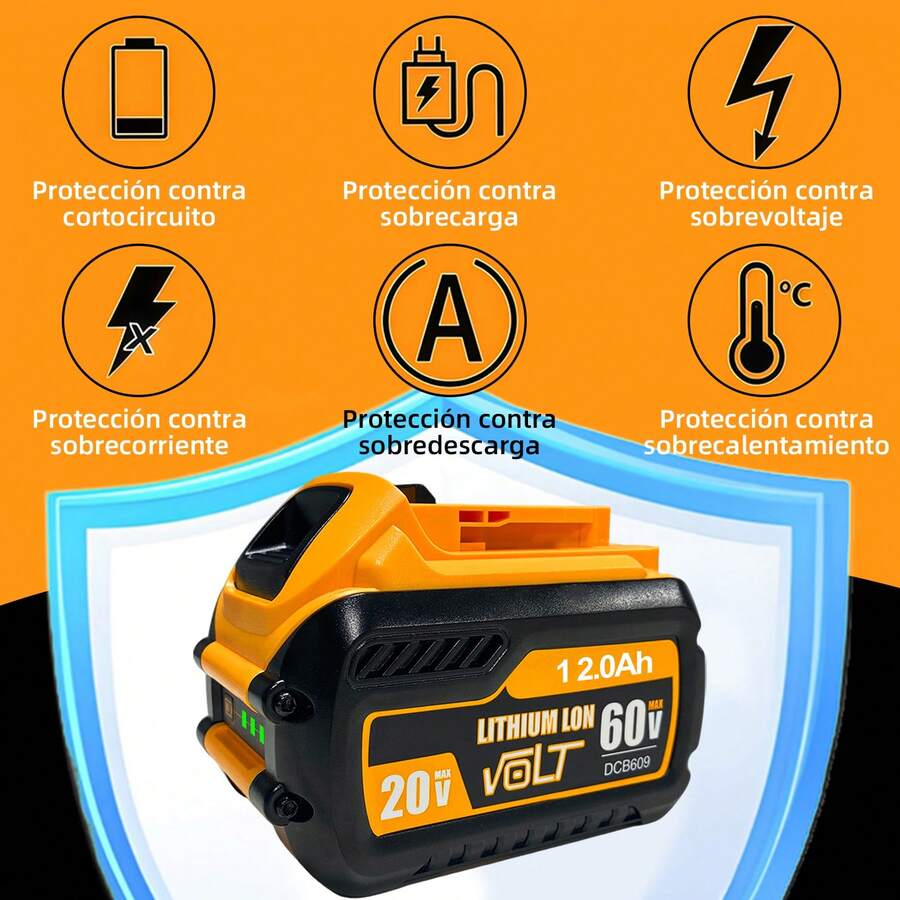 Dewalt DCB609 12Ah 20V/60V Batería de Repuesto