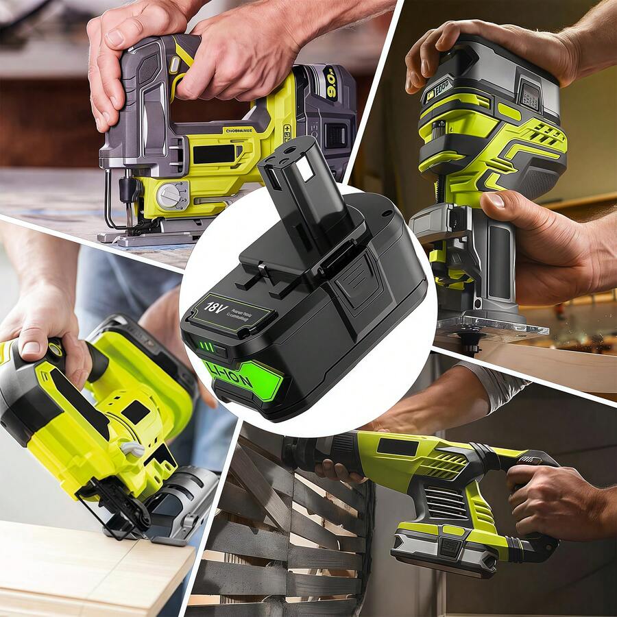 Ryobi Batería de iones de litio 18V 8.0Ah P108-18V de repuesto
