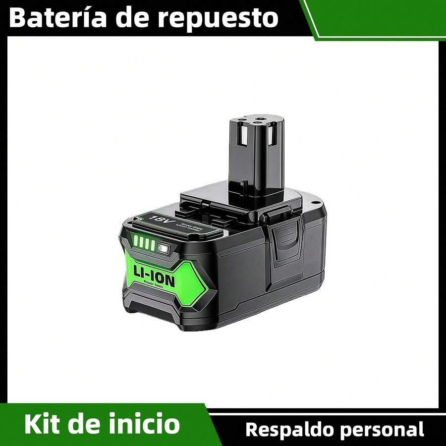 Ryobi Batería de iones de litio 18V 8.0Ah P108-18V de repuesto