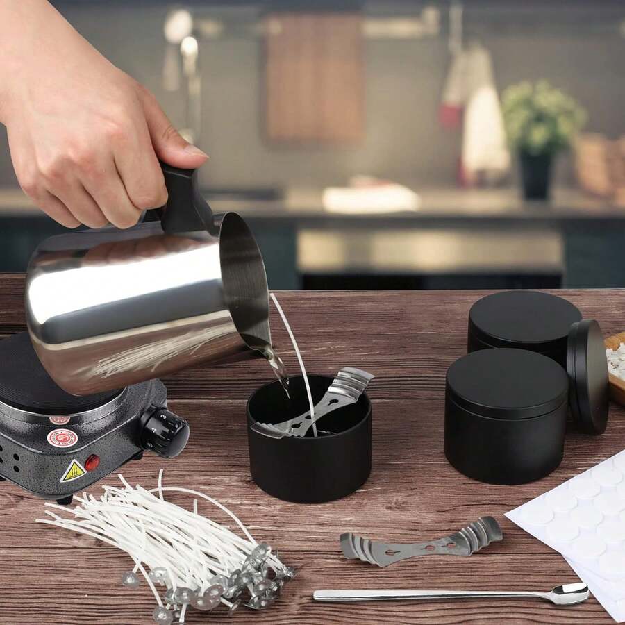 Kit De Olla Para Derretir Cera De Vela