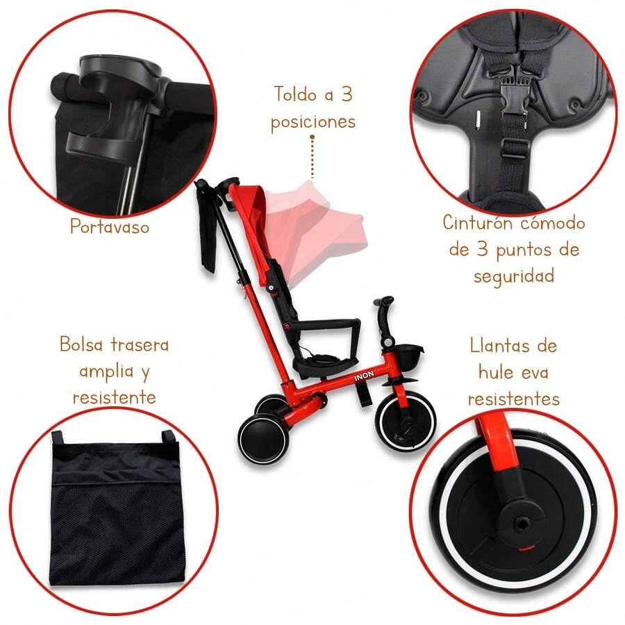 Triciclo Noni PRIME 4 en 1
