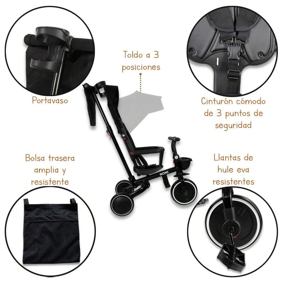 Triciclo Noni PRIME 4 en 1