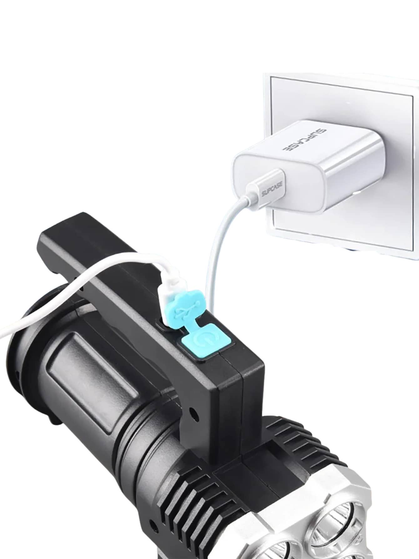 Linterna Táctica LED Recargable USB