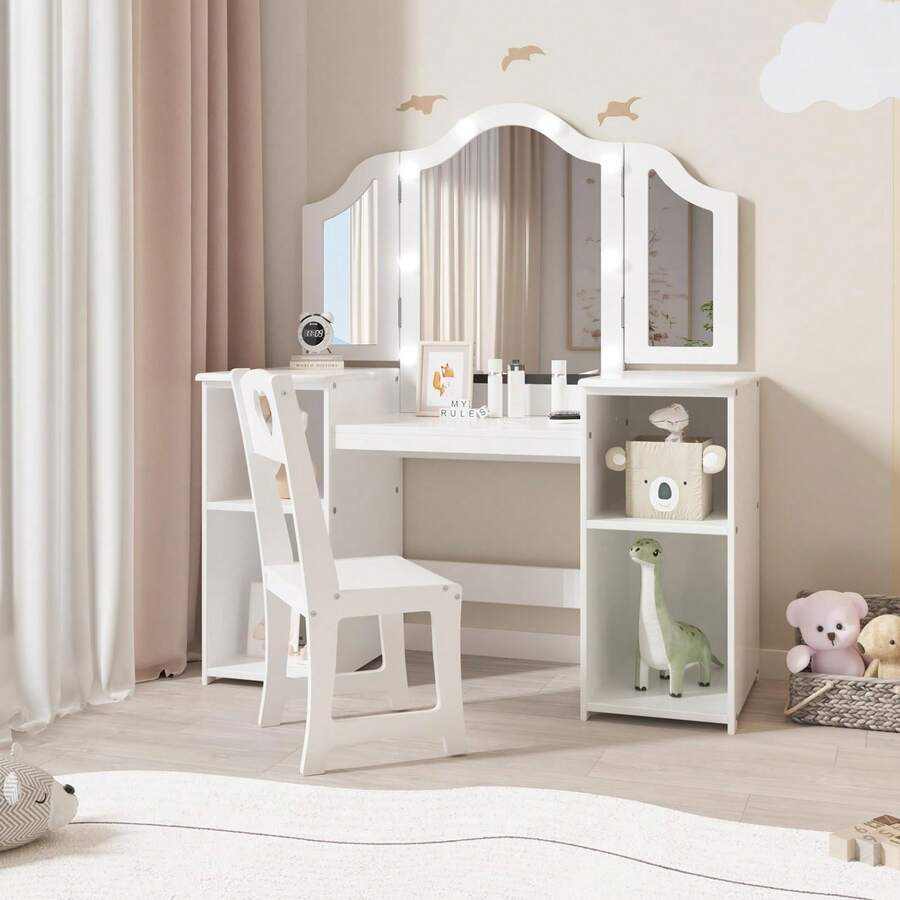 Juego de Mesa y Silla de Cambiador Princesa para niñas