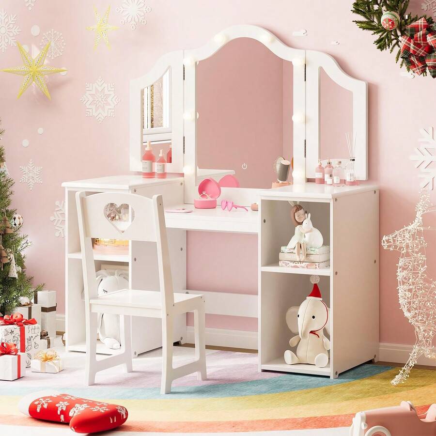 Juego de Mesa y Silla de Cambiador Princesa para niñas