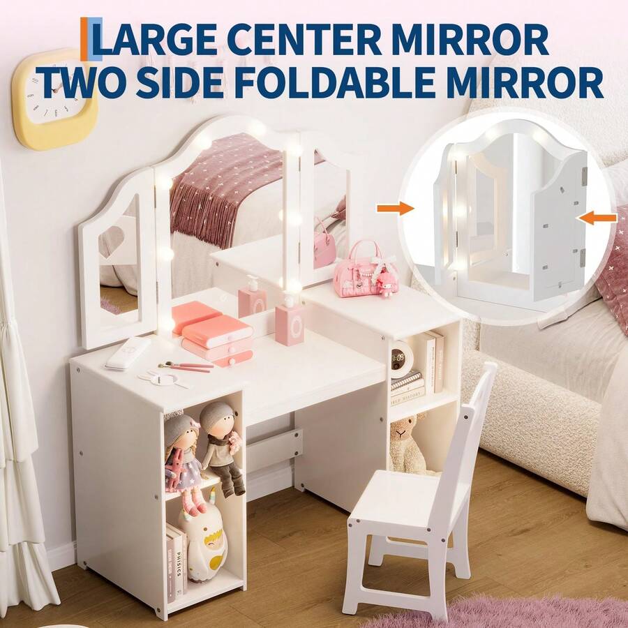Juego de Mesa y Silla de Cambiador Princesa para niñas