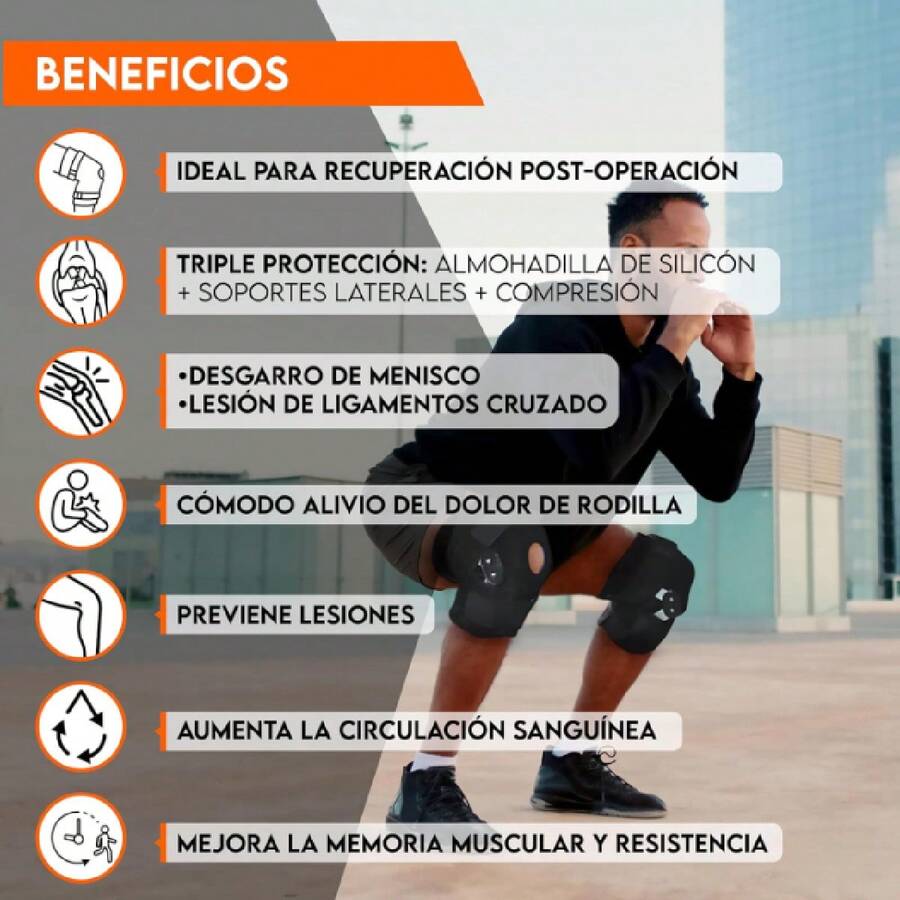 Rodillera Ortopedica de Compresión