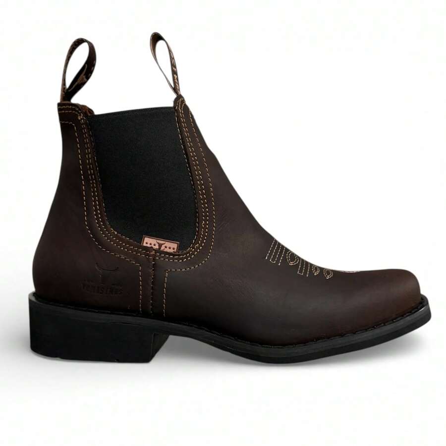BOTINES COMODOS TOMAS IMAS PIEL GENUINA SISTEMA COSIDO GOODYEAR WELT RINGLE VAQUERO