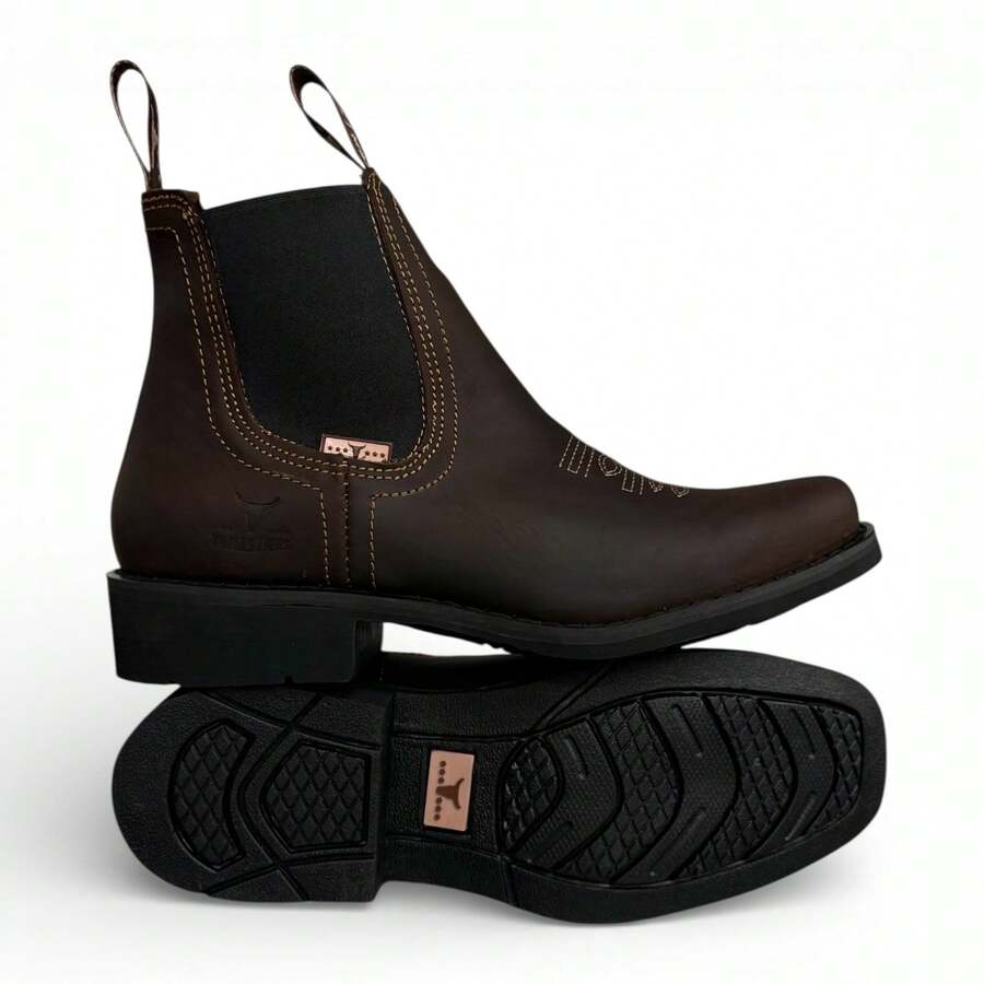 BOTINES COMODOS TOMAS IMAS PIEL GENUINA SISTEMA COSIDO GOODYEAR WELT RINGLE VAQUERO