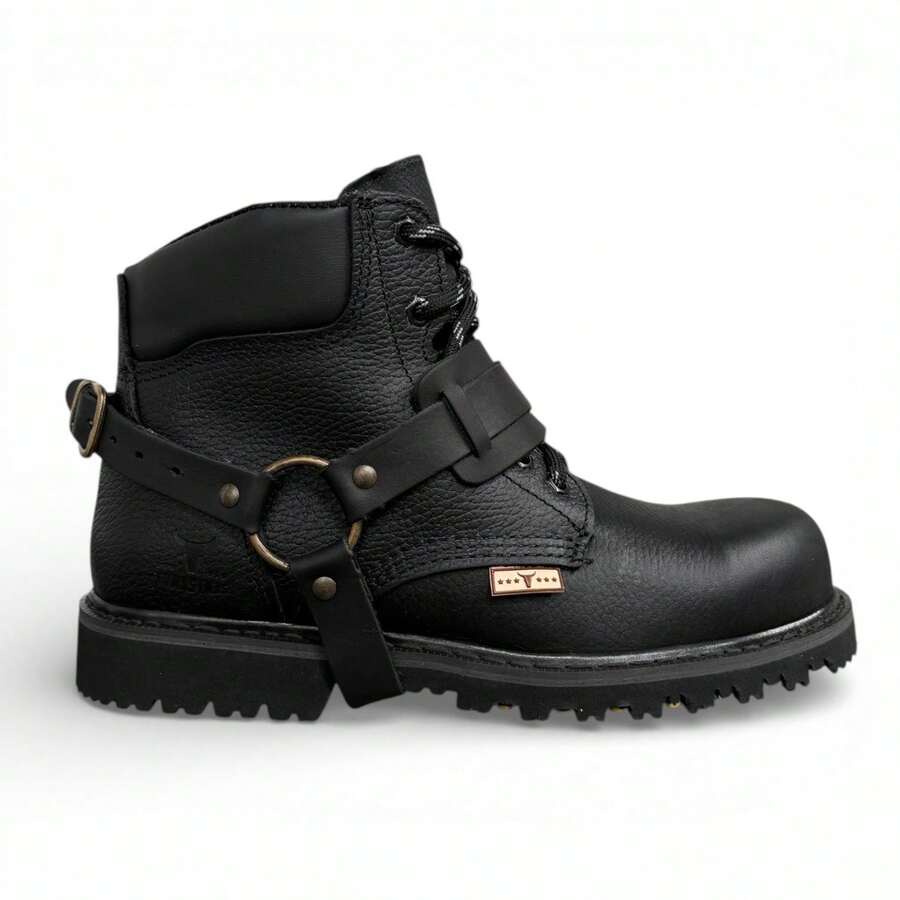 Bota  Industrial Casco Poliamida Dieleactrica Tomas Con Argollas