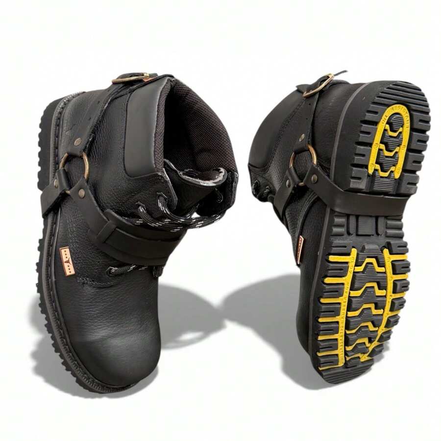 Bota  Industrial Casco Poliamida Dieleactrica Tomas Con Argollas