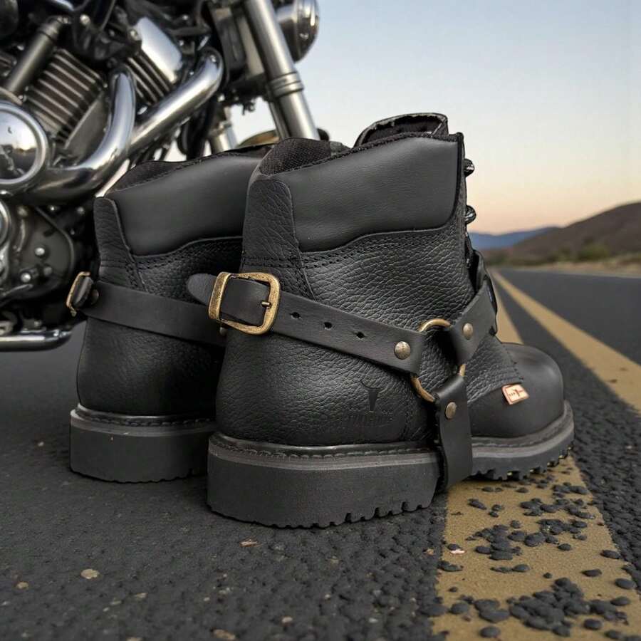 Bota  Industrial Casco Poliamida Dieleactrica Tomas Con Argollas