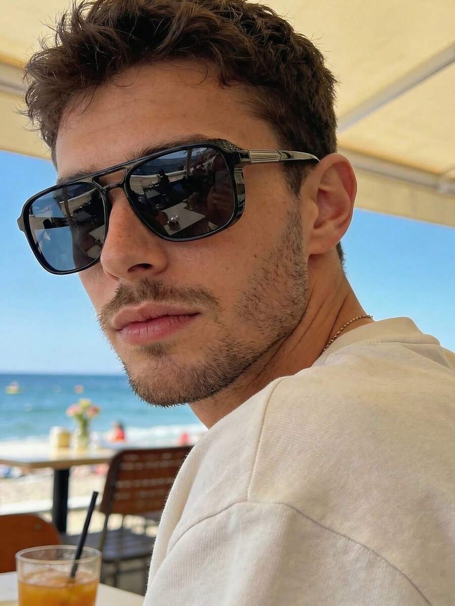 Gafas de sol de aviador retro unisex