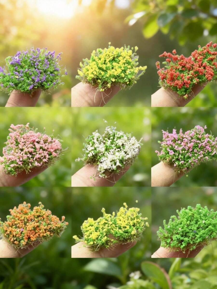 1 caja de Conjunto de flores artificiales