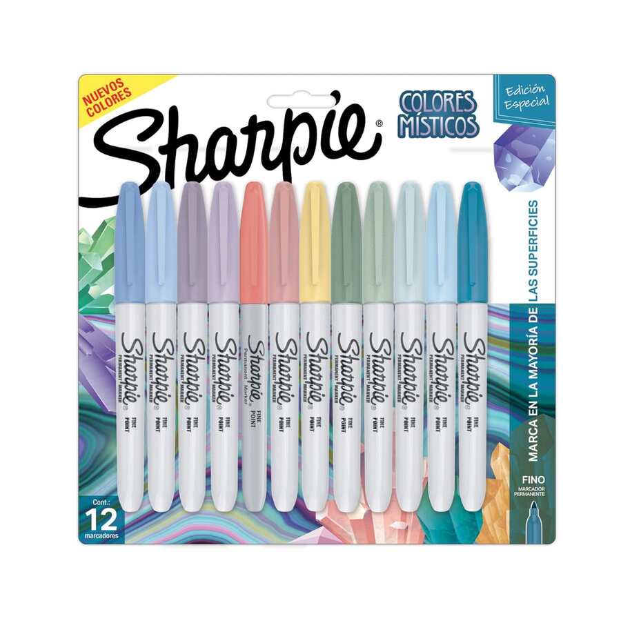 Sharpie Marcador Permanente punto fino 12 Piezas