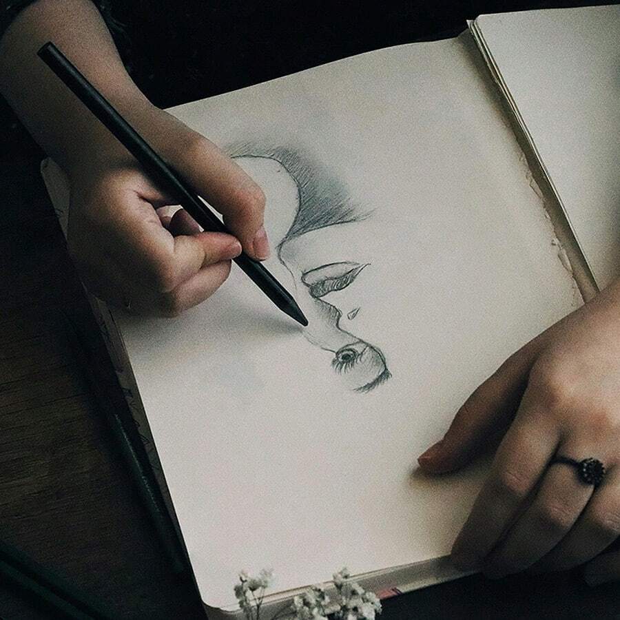 Juego de lápices de dibujo