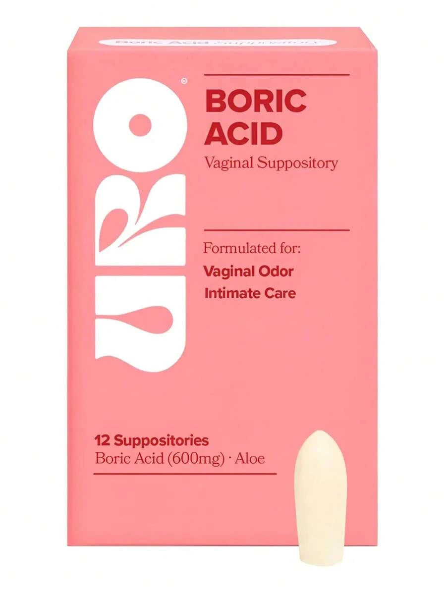 Supositorio vaginal de ácido bórico