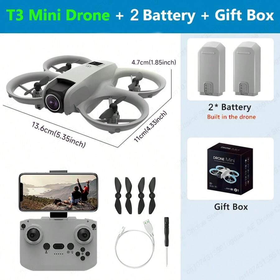 TOKQI Drone con cámara dual