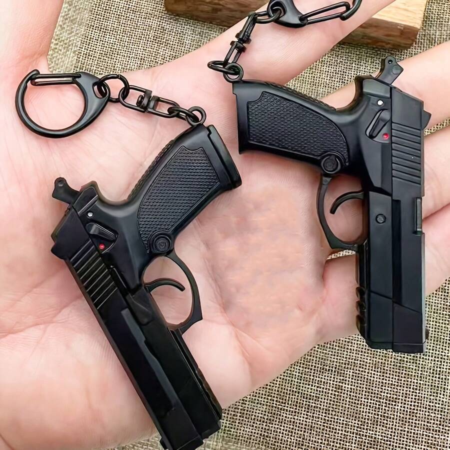 1 pieza Modelo de pistola de moda en miniatura a escala 1:3.5