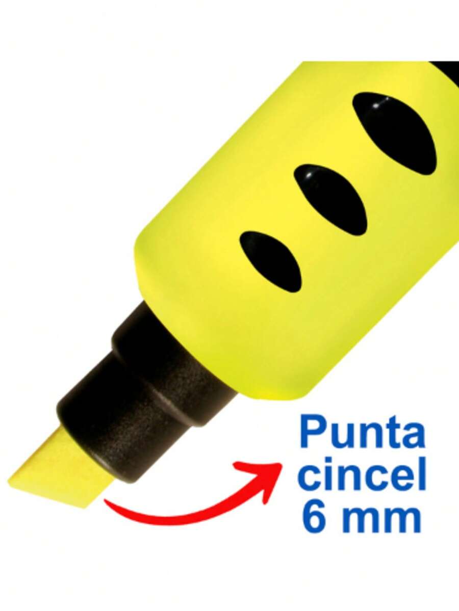 5 Marcatextos resaltadores de colores Visión Plus