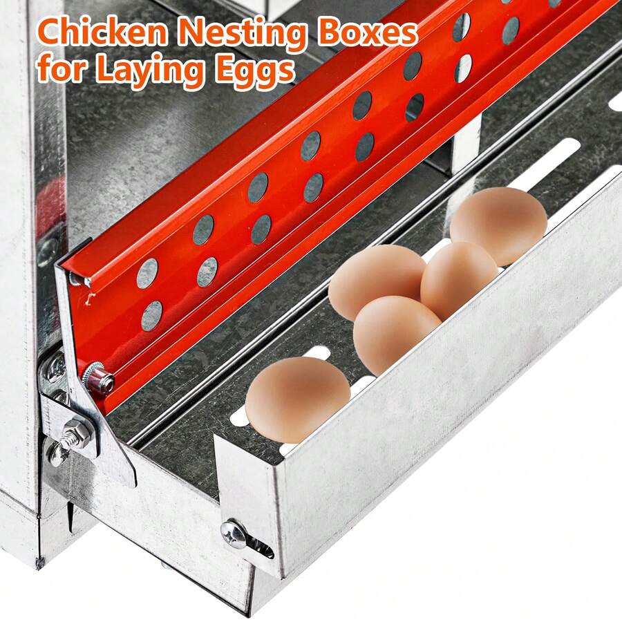 Cajas de Nidificación para Gallinas de 6 Huequeros