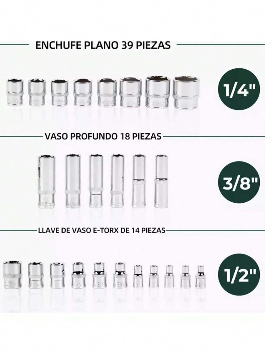 Juego De Herramientas Mecánicas Reparación De Automóviles