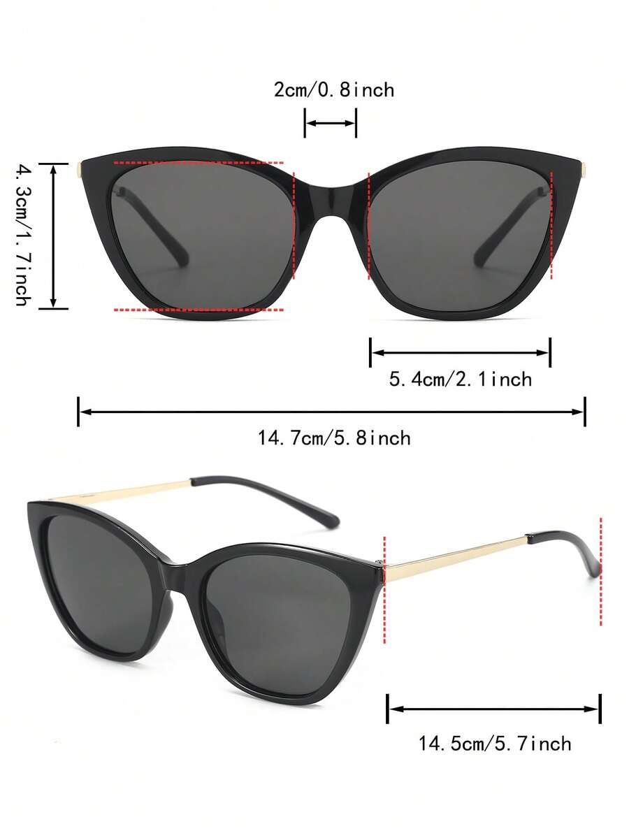 gafas de mujer con montura de metal de estilo vintage