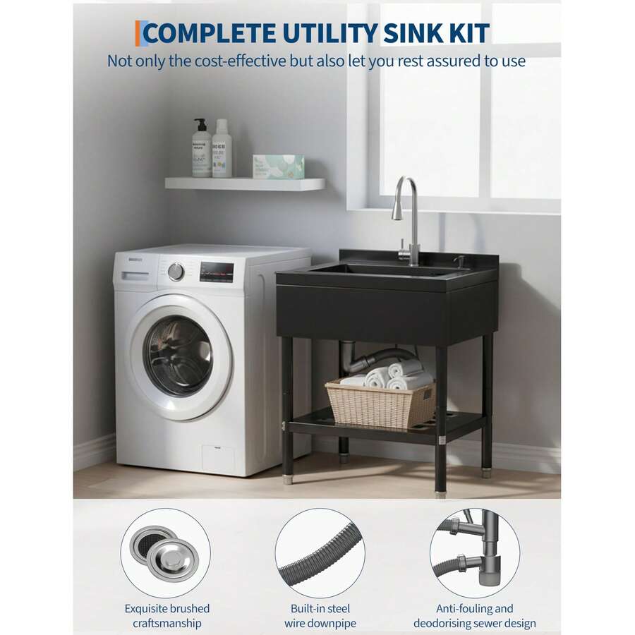 Fregadero Utilitario de Acero Inoxidable