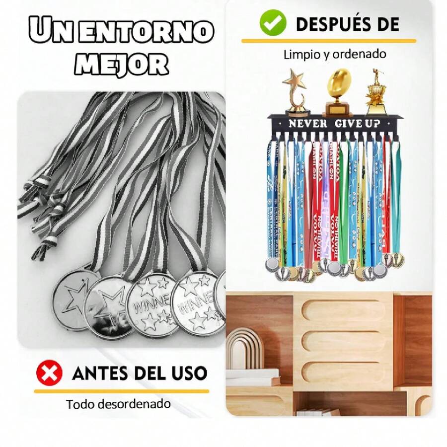 Estante de Exhibición para Medallas y Trofeos
