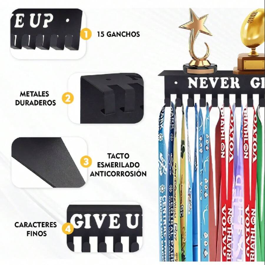 Estante de Exhibición para Medallas y Trofeos