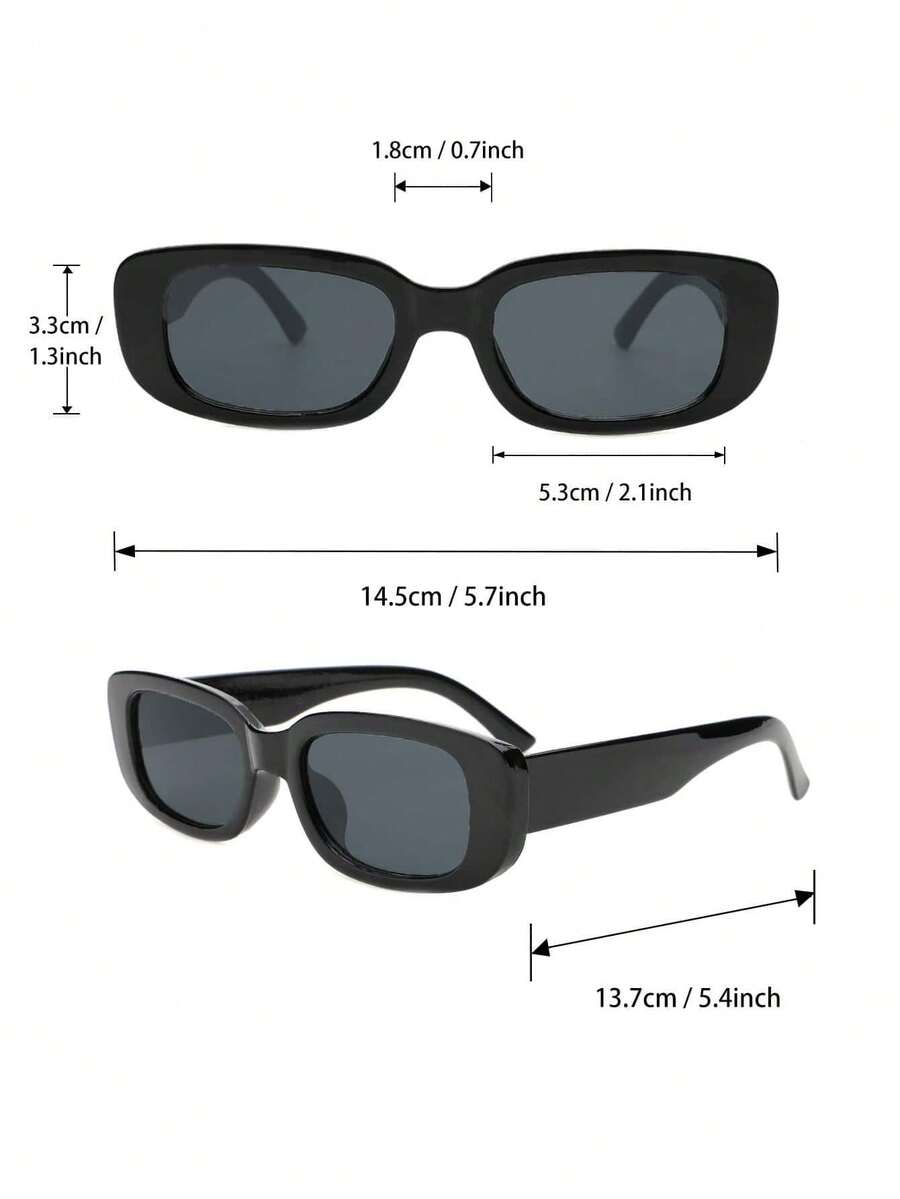 gafas con estampado de leopardo y marcos geométricos multicolor
