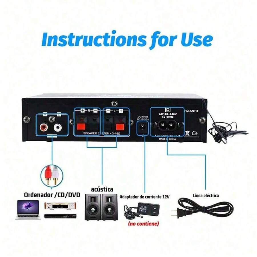AK35 Amplificador De Potencia