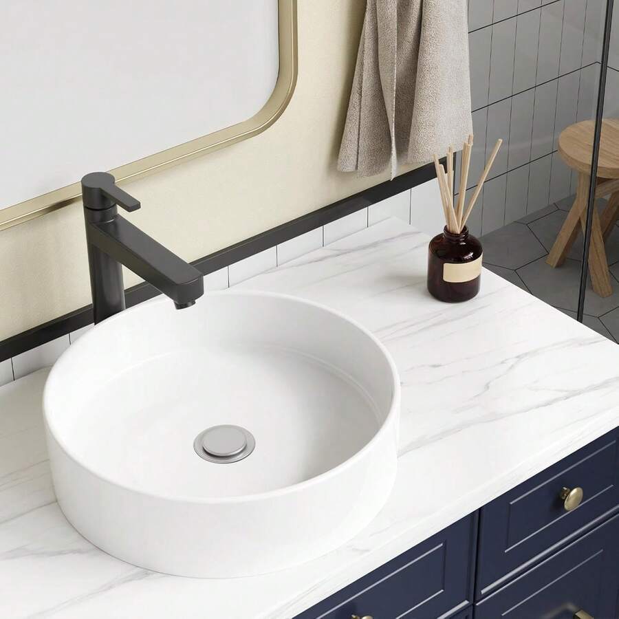 Baño artístico rectangular