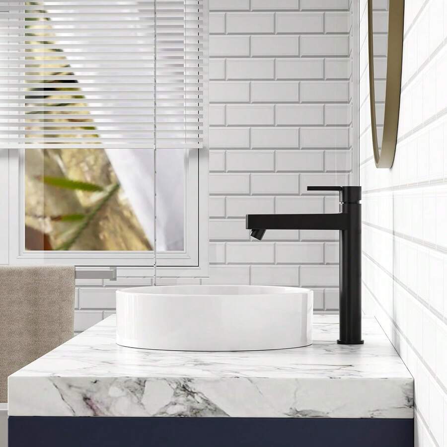 Baño artístico rectangular