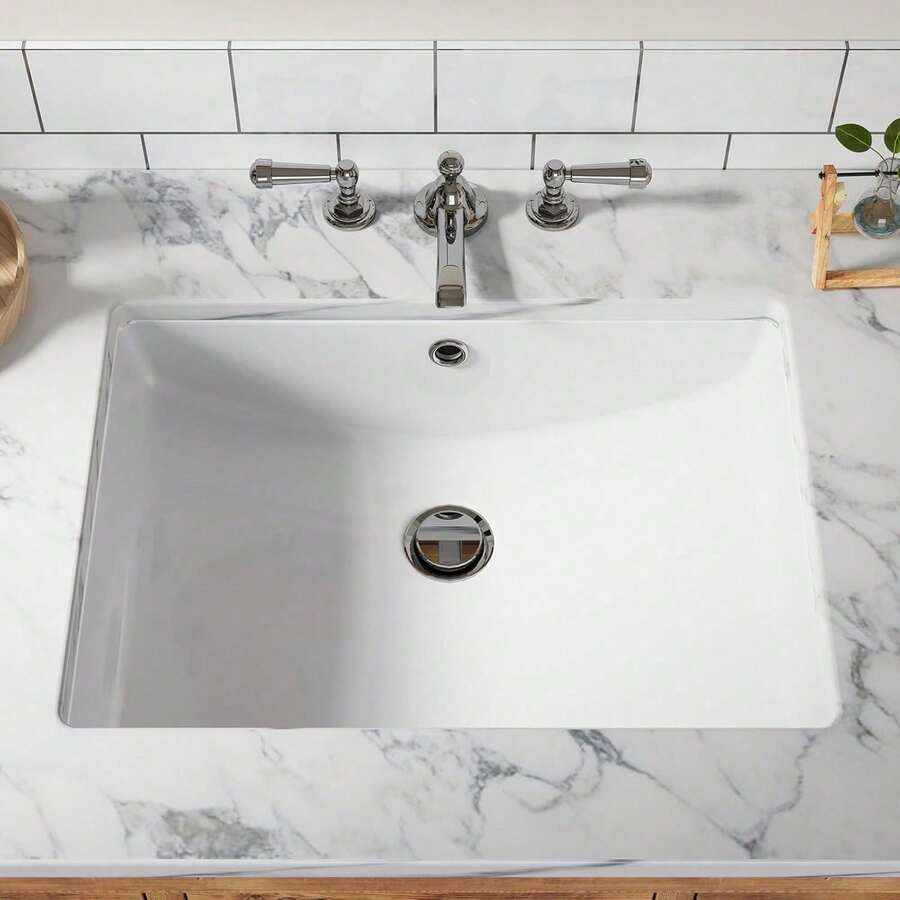 Baño artístico rectangular