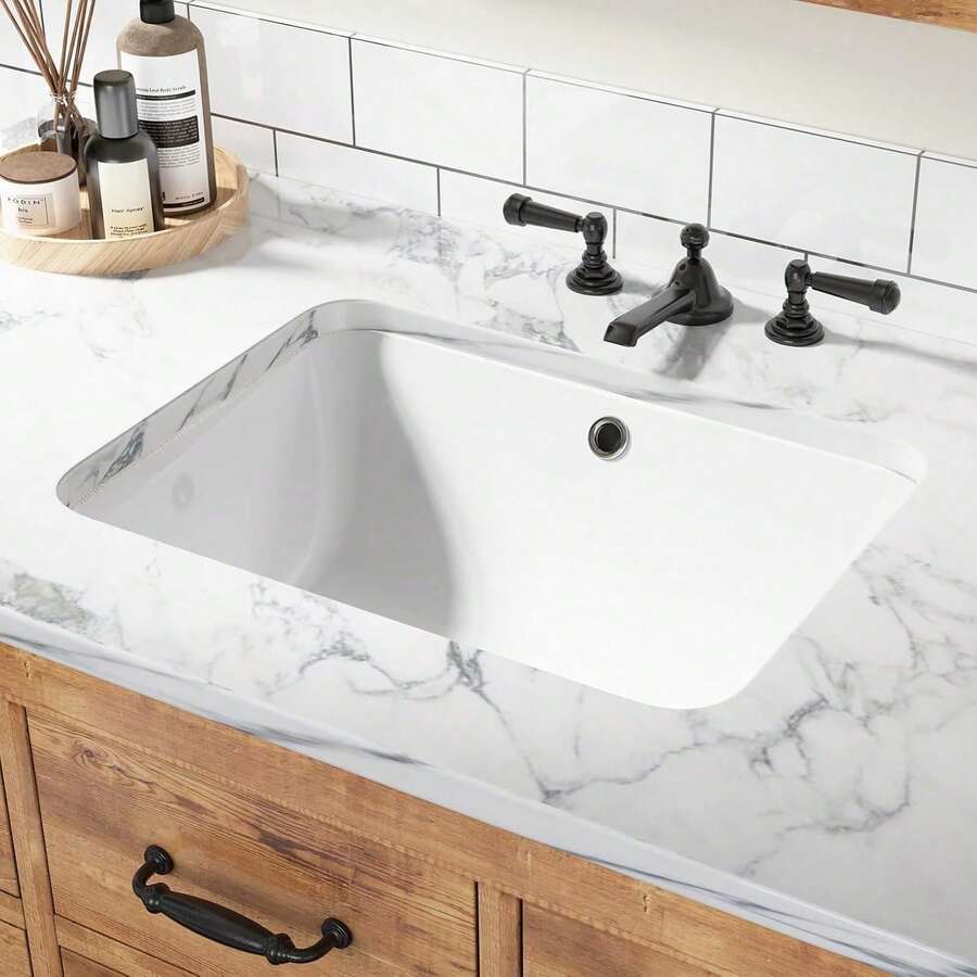 Baño artístico rectangular