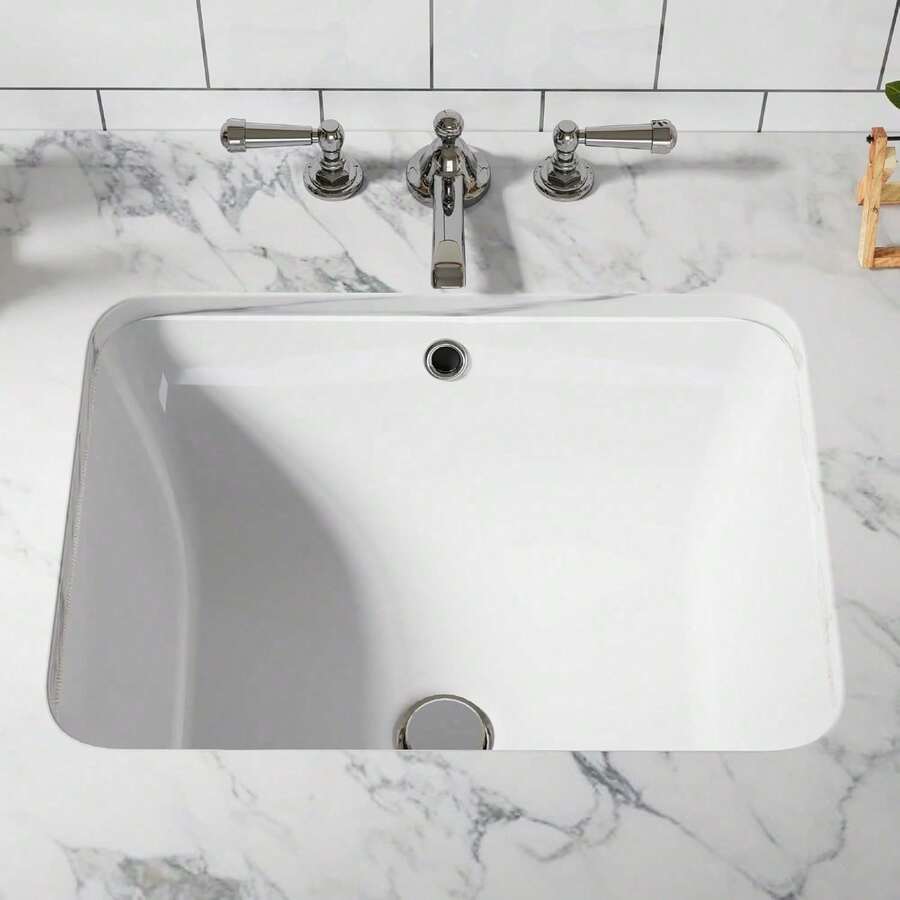 Baño artístico rectangular
