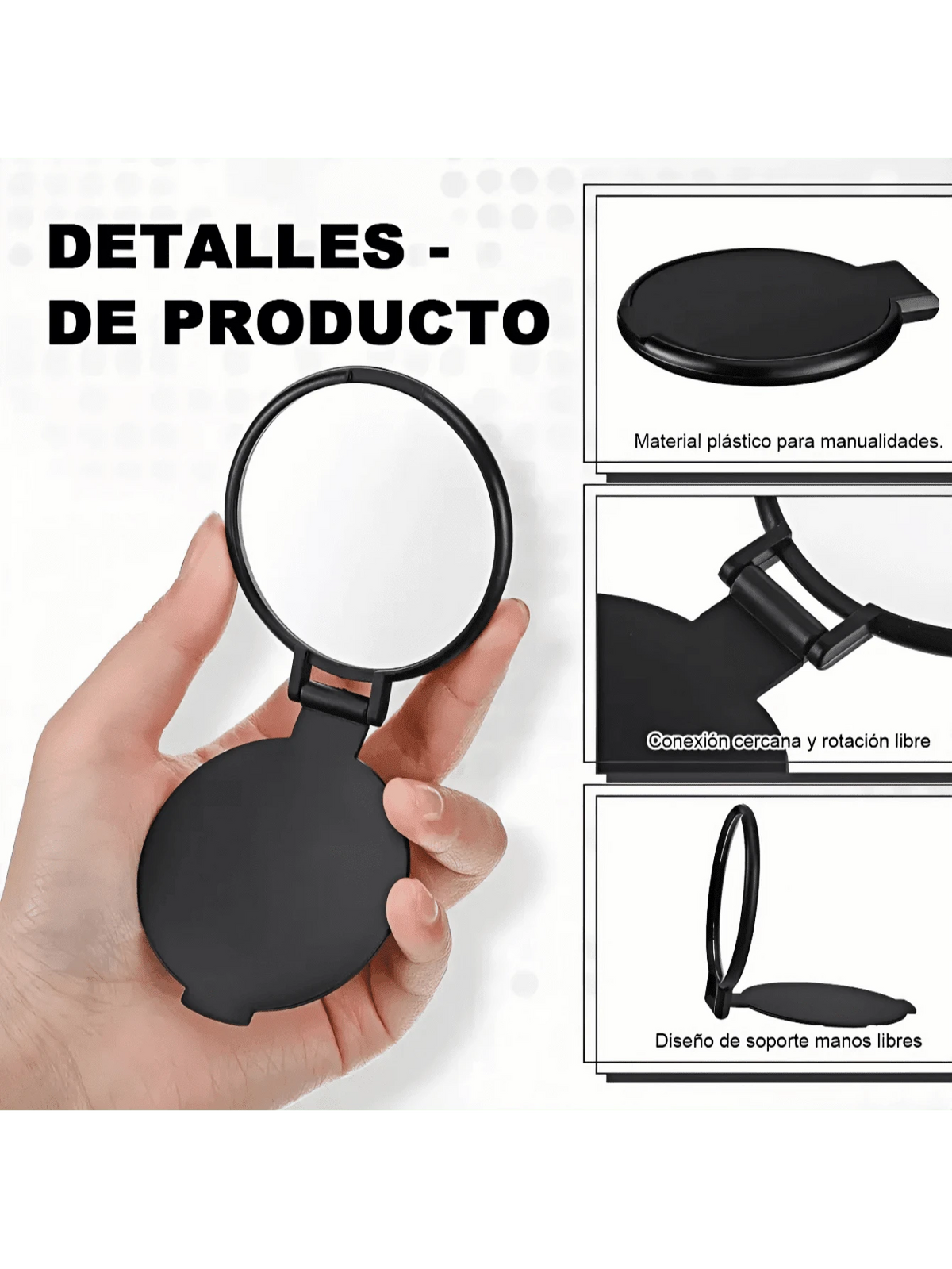 50 espejos de maquillaje portátiles