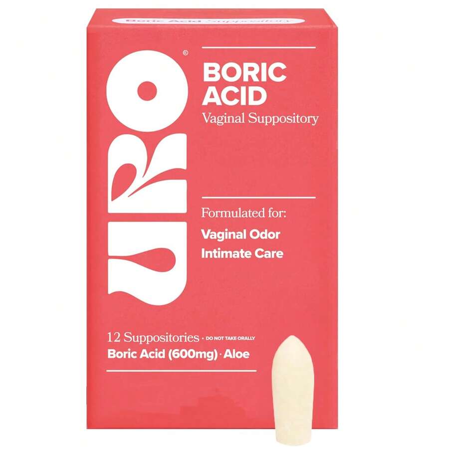 Supositorio vaginal de ácido bórico